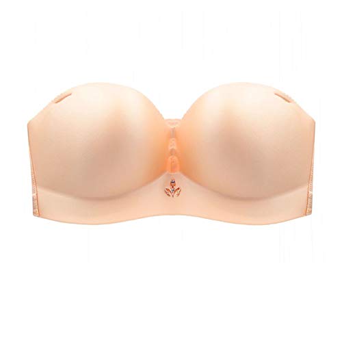 Page Adelasd Sujetador Reductor con Aros sin Relleno sin Tirantes Tallas Grandes para Mujer Carne 42 / 95C