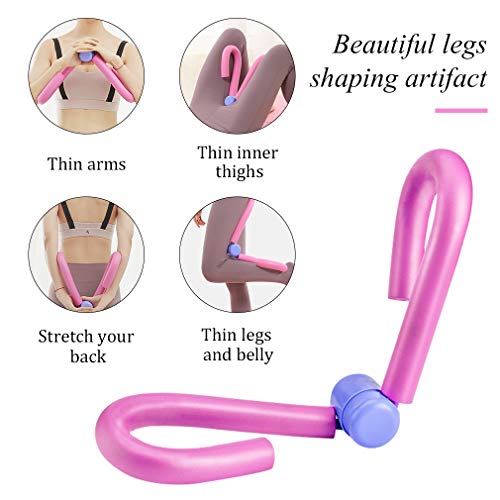 Pahajim Multifunción Ejercitador de Muslos Los Brazos y Las Piernas Equipo de Deporte en el Hogar Adelgaza y Tonifica Los Muslos (Gris)