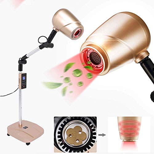 PALFC Lámpara de Infrarrojos,Moxa Terapia por Infrarrojos, lámpara de Calor infrarroja, lámpara de Masaje para aliviar el Dolor por Infrarrojos Calor Bombilla Chinese Medicine,Blanco