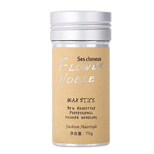 Palo de cera para el cabello, Cera para el cabello estilo Cera de pelo natural de 75 g Pomada para el cabello a base de agua Pomada para modelar el cabello