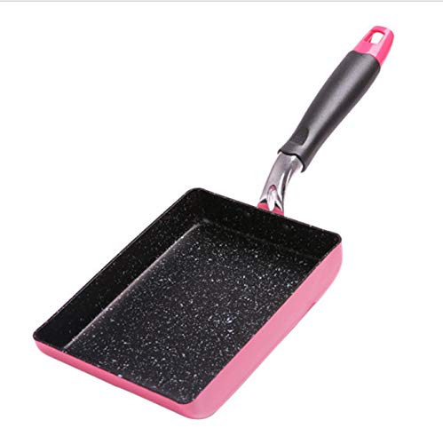 Pan Antiadherente Recubrimiento Fritura/huevo Grill Pan/cuadrado Pan Pancake/Japonés Tortilla De Huevo Dulce/Inducción Cooker/gas/stove Bbq 13x18cm Un