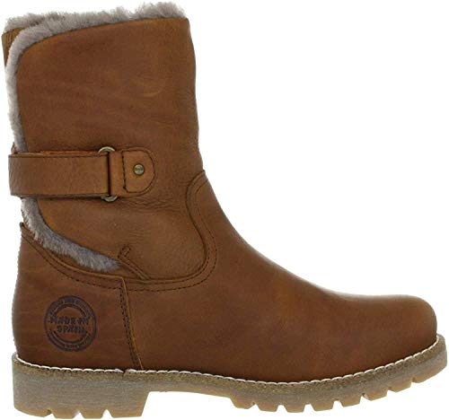 Panama Jack Felia Igloo, Botas Estilo Motero para Mujer, Marrón (Cuero B4), 38 EU