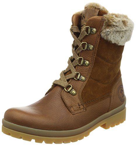 Panama Jack Tuscani, Botas Militar para Mujer, Marrón (Cuero B1), 41 EU