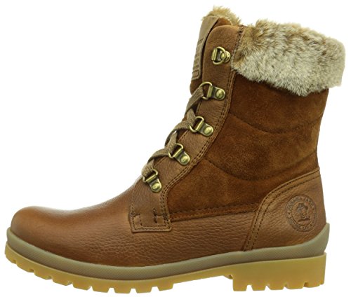 Panama Jack Tuscani, Botas Militar para Mujer, Marrón (Cuero B1), 41 EU