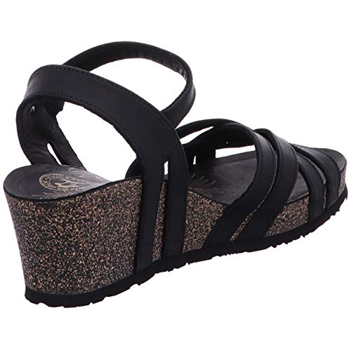 Panama Jack Vera Basics, Sandalia con Pulsera para Mujer, Negro (Negro B1), 39 EU