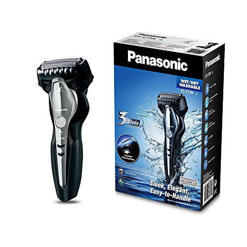 Panasonic Afeitadora 3 cuchillas, Color Negro - 1 Afeitadora