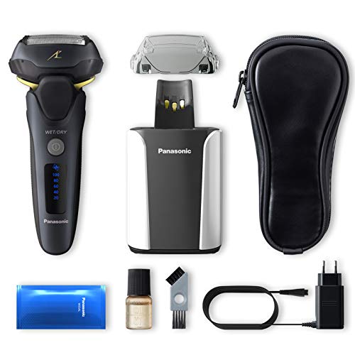Panasonic - Afeitadora en seco y húmedo, cabezal de 5 capas con motor lineal