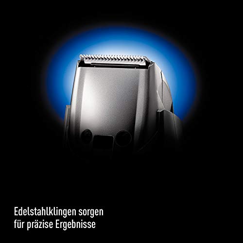 Panasonic ER-GB40-S503 - Cortapelos en seco y húmedo, lavable, cuchilla con ángulo de 45º, color plateado