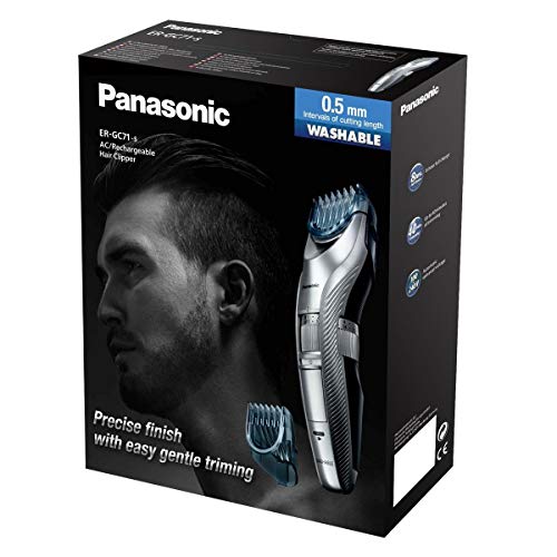 Panasonic ER-GC71 - Cortador de barba / cabello con 39 configuraciones de longitud, para hombres, peinado y cuidado para cabello y barba