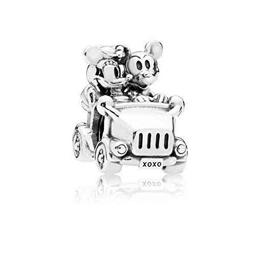 Pandora 797174 - Abalorio para coche de Minnie Mouse y Mickey Mouse