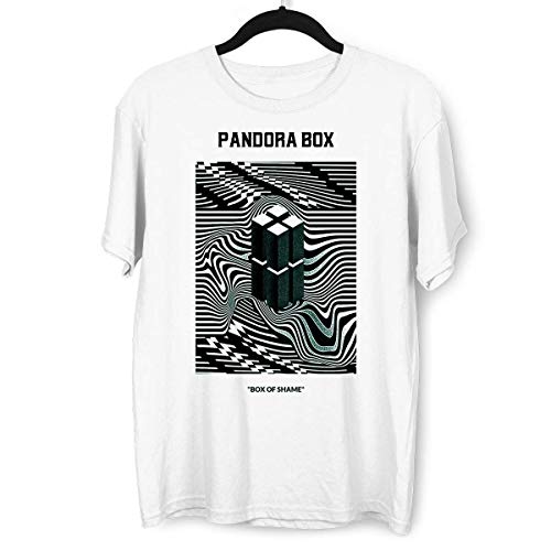 Pandora Box - Camiseta de cuello redondo con caja abstracta Gris gris 60