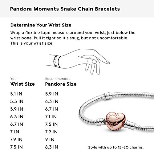 Pandora Pulsera charm Mujer plata - 580719-17