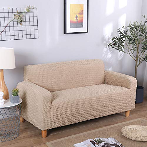 Paño De Burbuja Simple De Estilo Europeo Funda De Sofá De Color Sólido Antideslizante, Resistente A La Suciedad Y Elástica Toalla De Sofá Adecuada para Sala De Estar, Comedor, Hotel