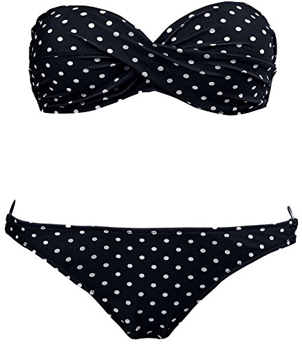 PANOZON Bikinis Mujer Traje de Baño Mar Playa Piscina Dos Piezas Colgando al Cuello Bikini Brasileño (Small, Blanco-3)