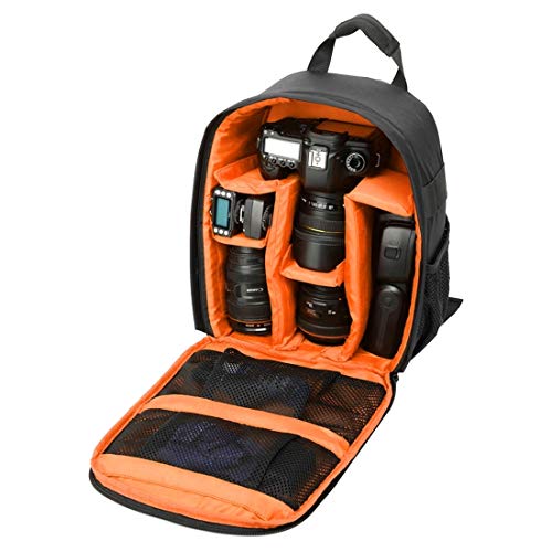 PANPAN calidad accesorios de la cámara, DL-B027 portátil impermeable a prueba de arañazos deportes al aire libre mochila SLR bolso de la cámara bolsa de teléfono Compatible for GoPro, SJCAM, Nikon, Ca