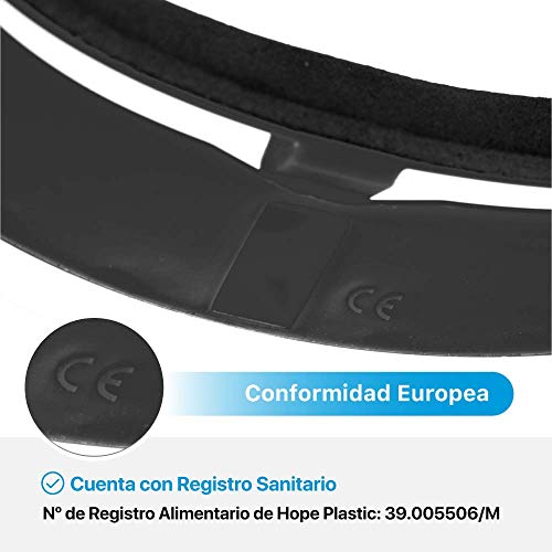 Pantalla protectora facial transparente, visera en forma de mascara para usos sanitarios gafas protectoras para evitar contaminación de los ojos a partir de salpicaduras Hombre/Mujer