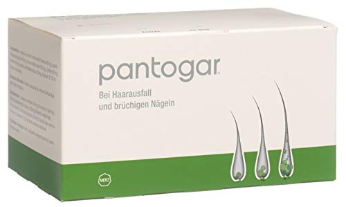 Pantogar® Tratamiento específico contra la pérdida de cabello, para uñas frágiles y para la prevención del cansancio prematuro. - 150 cápsulas - Producción en Suiza o Alemania (150 cápsulas)