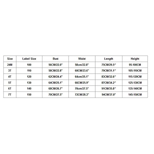 PAOLIAN Vestidos de Fiestas para niñas Manga Larga Otoño 2018 Falda mullida Princesa Boda niñas Asimetricas con Bowknot Vestidos Noche Costura Florales Hilado Neto Asimetricas de 2 años - 7 años