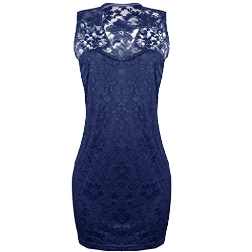 PAOLIAN Vestidos de Maternidad Tirantes Corto Verano Sexy Casual Vestidos de Mujer Embarazadas Fiesta Talla Grande Sin Mangas Ropa Premamá Fotografía Cuello V Elegantes con Encaje