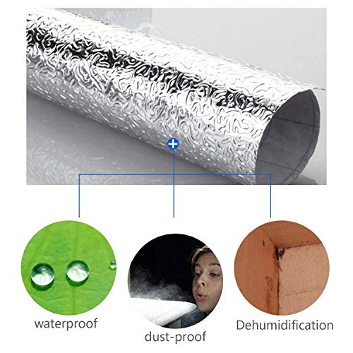 Papel de aluminio, papel tapiz autoadhesivo para darle a tu cocina un pequeño cambio de imagen