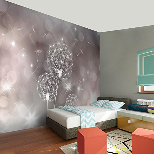 Papel Pintado Fotográfico Diente de león 308 x 220 cm Tipo Fleece no-trenzado Salón Dormitorio Despacho Pasillo Decoración murales decoración de paredes moderna - 100% FABRICADO EN ALEMANIA - 9174010a