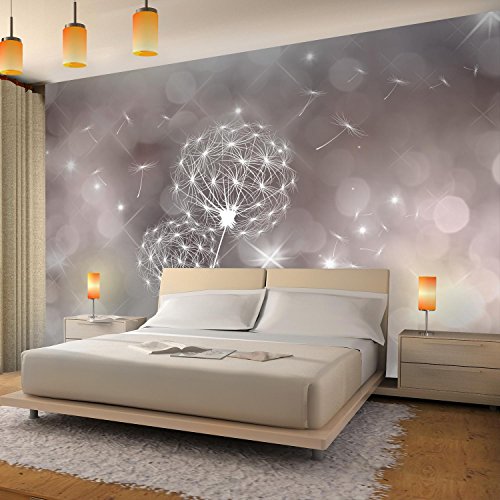 Papel Pintado Fotográfico Diente de león 308 x 220 cm Tipo Fleece no-trenzado Salón Dormitorio Despacho Pasillo Decoración murales decoración de paredes moderna - 100% FABRICADO EN ALEMANIA - 9174010a