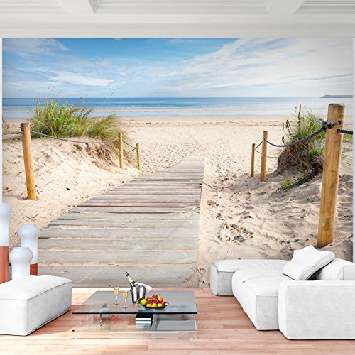 Papel Pintado Fotográfico Mar 352 x 250 cm Tipo Fleece no-trenzado Salón Dormitorio Despacho Pasillo Decoración murales decoración de paredes moderna - 100% FABRICADO EN ALEMANIA - 9007011b