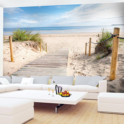 Papel Pintado Fotográfico Mar 352 x 250 cm Tipo Fleece no-trenzado Salón Dormitorio Despacho Pasillo Decoración murales decoración de paredes moderna - 100% FABRICADO EN ALEMANIA - 9007011b