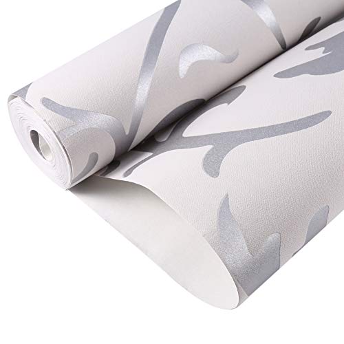 Papel pintado vertical, papel pintado no tejido, relieve 3D para la casa, papel pintado, estilo barroco, 0,53 m x 10 m