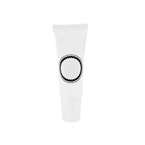 Paquete de 15 Tubos Vacíos y Transparentes de 8ml para Brillo de Labios Kare & Kind - Contenedores Rellenables para Cosméticos, Maquillaje, Brillo de Labios, Bálsamo Labial y Accesorios