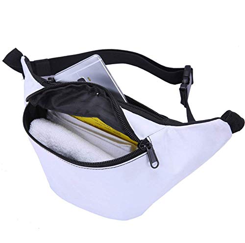 Paquete de Fanny gris, pájaros y patrones florales bolsa de cintura regalo para el intercambio de elefantes blancos, Navidad