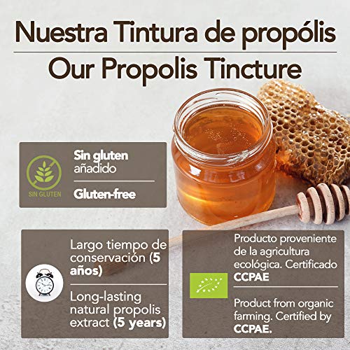 Paquete x 2 - Tintura madre de Propolis - 20 ml x botella - BIO. Favorece el bienestar de la garganta. 100% Natural. 15% peso/volumen.