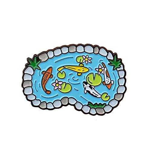 Para Mujer Broches Piscina De Dibujos Animados Taza De Café Fantasma Tarro De Barro Mágico Alfileres De Esmalte Insignias Tanque De Peces Taza De Cafeína Fiend Estrellas Luna Tarro Mágico Jewelry-Sty