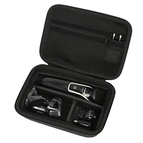 Para Philips QG3320/15,QG3380/16 - Set de arreglo personal resistente al agua Recortador de barba Duro Viaje Estuche Bolso Funda by Khanka