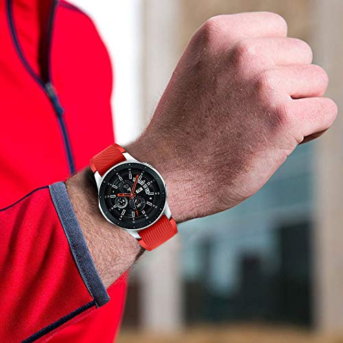 para Samsung Galaxy Watch 46mm Correa, Zolimx Silicona Suave Reemplazo Correo de Sport Banda por Pulseras de Repuesto Samsung Galaxy Watch 46mm