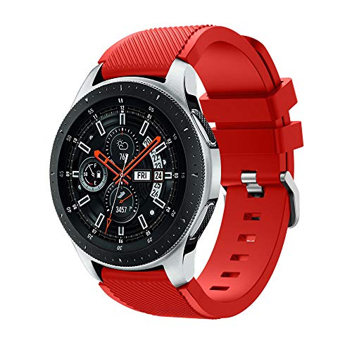 para Samsung Galaxy Watch 46mm Correa, Zolimx Silicona Suave Reemplazo Correo de Sport Banda por Pulseras de Repuesto Samsung Galaxy Watch 46mm