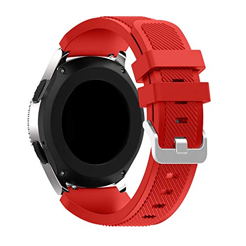 para Samsung Galaxy Watch 46mm Correa, Zolimx Silicona Suave Reemplazo Correo de Sport Banda por Pulseras de Repuesto Samsung Galaxy Watch 46mm