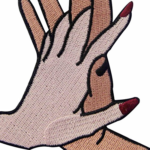 Parche termoadhesivo para la ropa, diseño de Eres bueno para mi alma Mano amante