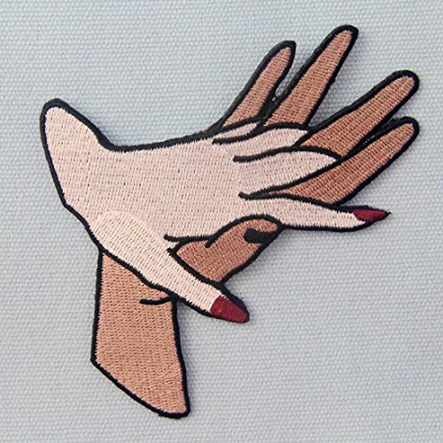 Parche termoadhesivo para la ropa, diseño de Eres bueno para mi alma Mano amante