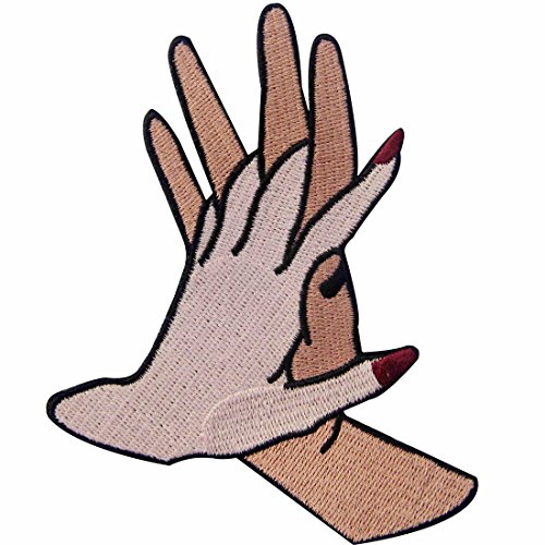 Parche termoadhesivo para la ropa, diseño de Eres bueno para mi alma Mano amante