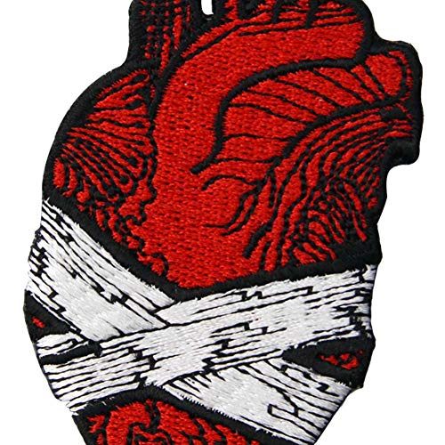 Parche termoadhesivo para la ropa, diseño de Salva mi corazón
