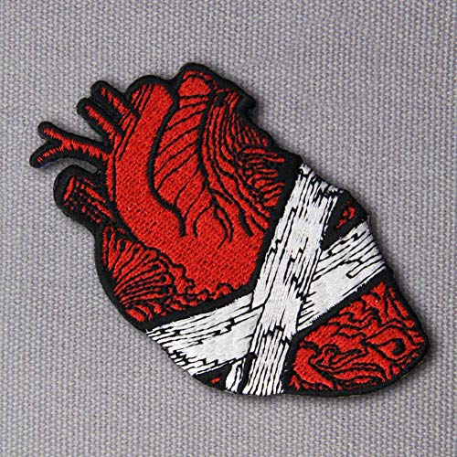 Parche termoadhesivo para la ropa, diseño de Salva mi corazón