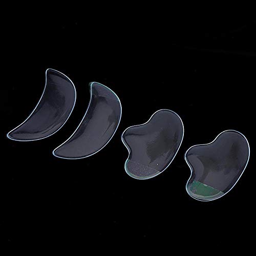 Parches antiarrugas de silicona, m¨¢scara adhesiva de estiramiento facial Parche antienvejecimiento de la frente para frente y cejas Prevenci¨®n de arrugas y frente