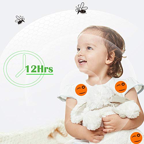 Parches antimosquitos, 60 Paquetes (360 Pegatinas) Pegatinas Anti-Mosquitos/Parches Repelentes de Insectos para ofrecer protección durante 24 horas