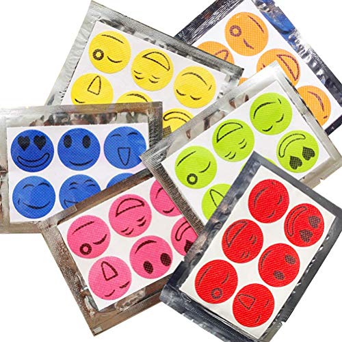 Parches antimosquitos, 60 Paquetes (360 Pegatinas) Pegatinas Anti-Mosquitos/Parches Repelentes de Insectos para ofrecer protección durante 24 horas