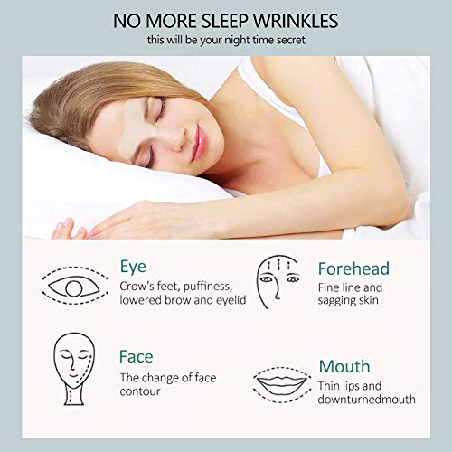 Parches faciales, tiras antiarrugas, parches antiarrugas, parches de arrugas en la frente, parches de arrugas, parches de arrugas, tratamiento de arrugas, parches suavizantes de arrugas