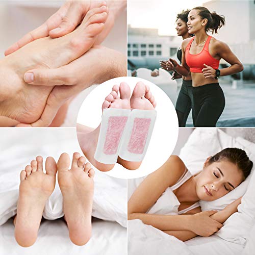 Parches para los Pies, Kapmore 20 PCS Parches Detox para Pies Parches Desintoxicantes Parches Desintoxicación Eliminar Toxinas del Cuerpo, Cuidado de la Salud (20PCS)