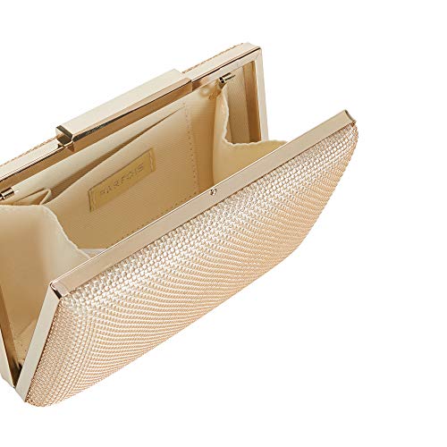 Parfois - Clutch - Caja Metálica - Mujeres - Tallas M - Dorado
