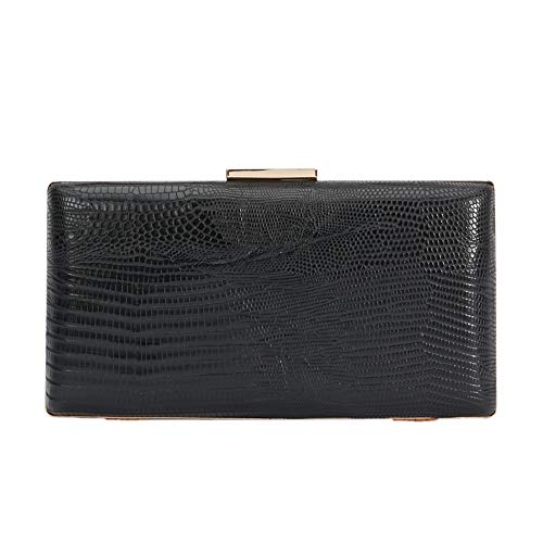 Parfois - Clutch - Clutch Grabado Serpiente - Mujeres - Tallas M - Negro