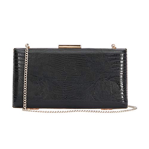 Parfois - Clutch - Clutch Grabado Serpiente - Mujeres - Tallas M - Negro